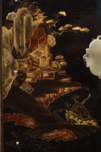 XVIIIe siècle - Cabinet Edo d'époque fin XVIIIe siècle