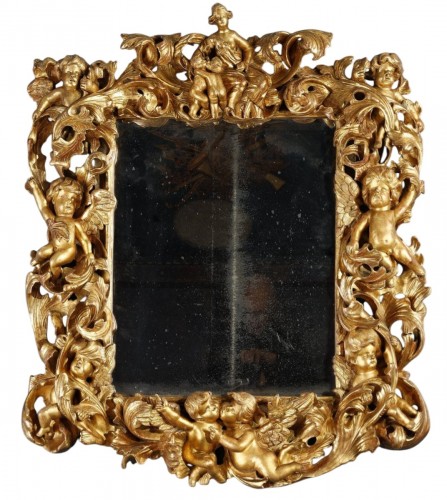 Miroir Italien aux Putti
