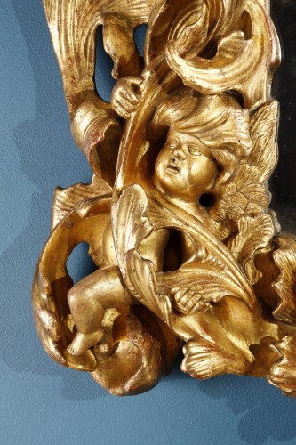 Italian mirror with Putti - Louis XV