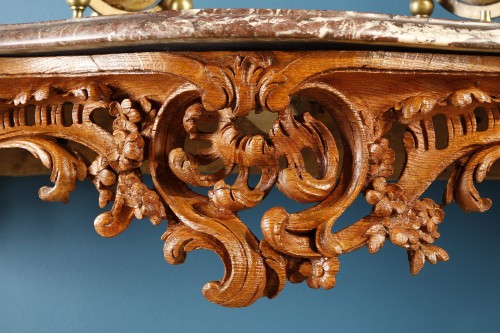 Furniture  - Louis XV period oak wall console