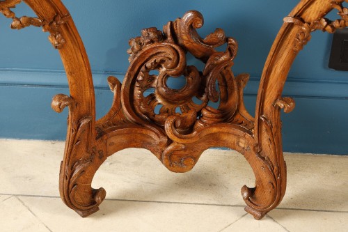 18th century - Louis XV period oak wall console