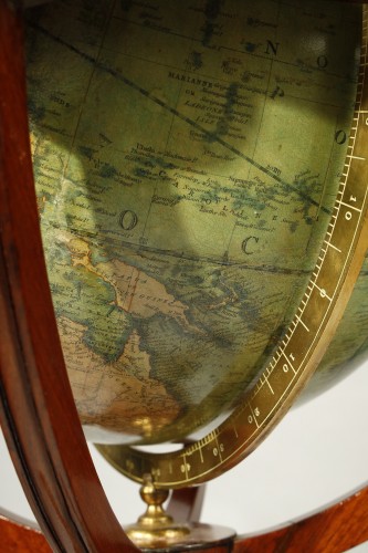 Antiquités - Grand globe terrestre anglais de George Frederick Cruchley