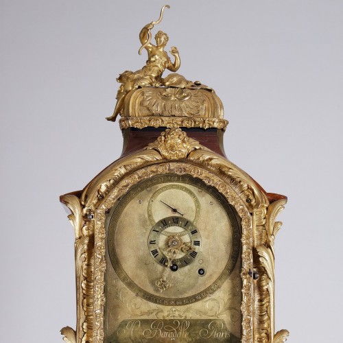 Important régulateur en amarante, époque Régence - Horlogerie Style Régence