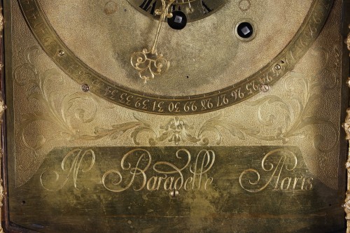 Antiquités - Important régulateur en amarante, époque Régence