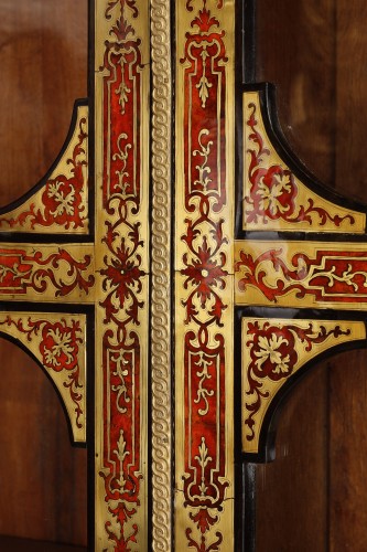 Furniture  - Large Louis XIV Boulle marquetry bookcase attributed to Nicolas Sageot