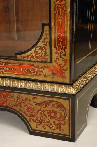 Antiquités - Large Louis XIV Boulle marquetry bookcase attributed to Nicolas Sageot