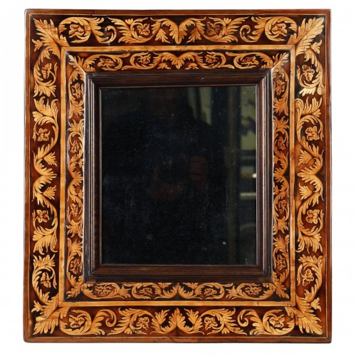 Petit miroir grenoblois, attribué à Thomas Hache fin XVIIe- début XVIIIe siècle