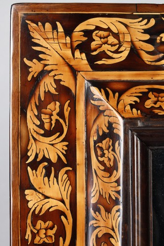 Antiquités - Small mirror from Grenoble, attributed to Thomas Hache Late 17th - early 18