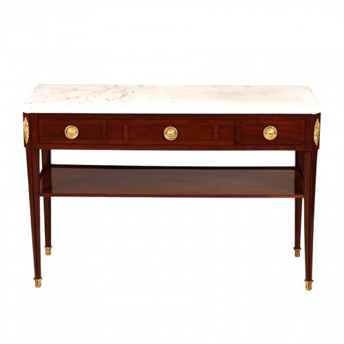 Console desserte d’époque Louis XVI