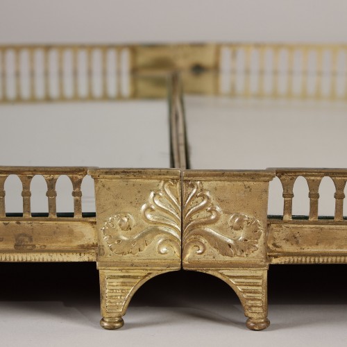 centerpiece gilded bronze in three parts, Directoire period - silverware & tableware Style Directoire