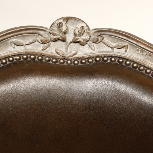 Louis XV period office chair with swivel seat - Seating Style Louis XV