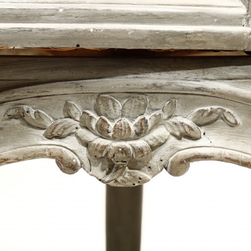 Antiquités - Louis XV period office chair with swivel seat
