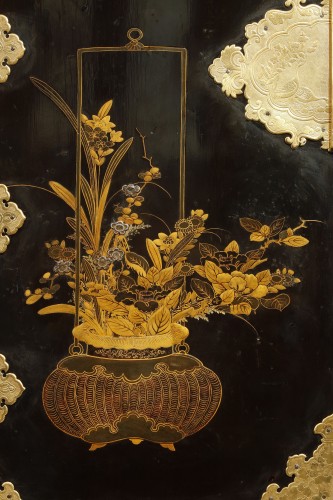 XVIIIe siècle - Cabinet Edo d'époque XVIIIe siècle