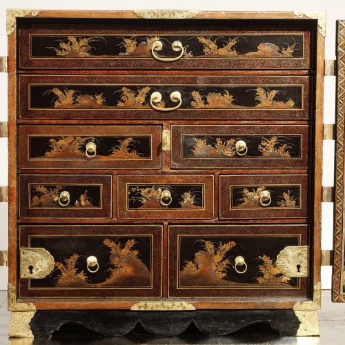 Antiquités - Cabinet Edo d'époque XVIIIe siècle
