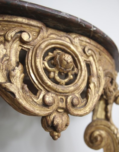 Furniture  - Regency gilt-wood wall console table