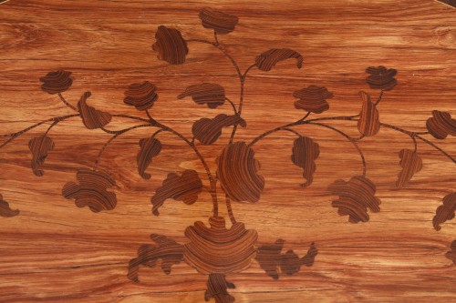 Antiquités - Mechanical table stamped Roussel