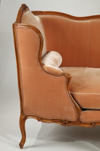 Seating  - Rare pair of "veilleuse" sofas attributed to Louis Delanois