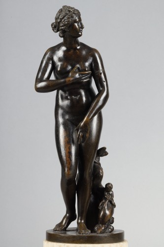Sculpture  - Pair of late 18th-century bronzes depicting  the Venus de Medici and Apollo