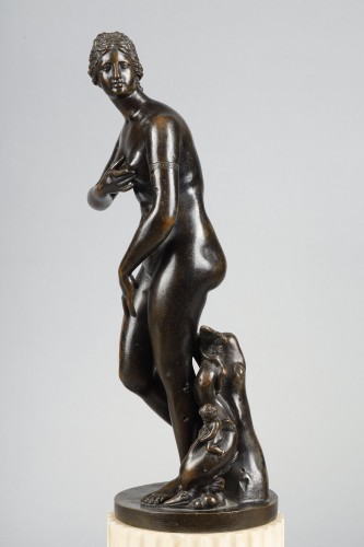 Louis XVI - Pair of late 18th-century bronzes depicting  the Venus de Medici and Apollo