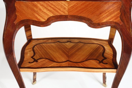 Antiquités - Convertible occasional table stamped by Jean-Pierre Latz