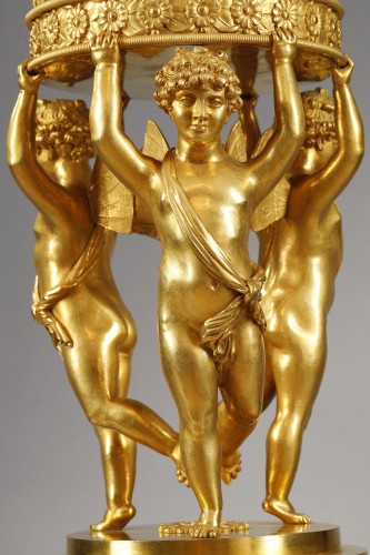 19th century - Large gilt-bronze centerpiece Attributed to Pierre-Philippe Thomire