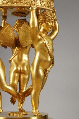 Antiquités - Large gilt-bronze centerpiece Attributed to Pierre-Philippe Thomire