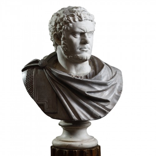 Marble bust of Emperor Caracalla