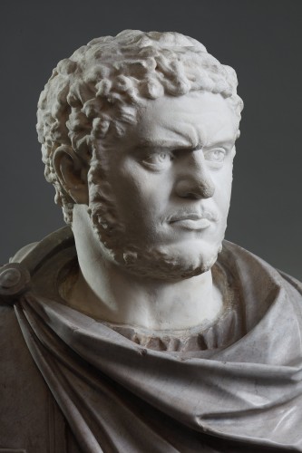 Sculpture  - Marble bust of Emperor Caracalla