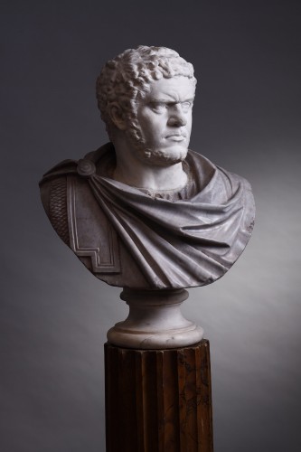 17th century - Marble bust of Emperor Caracalla