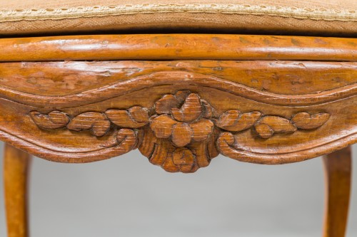 Sièges Fauteuil & Bergère - Paire de fauteuils cannés d’époque Louis XV, estampillés de Canot