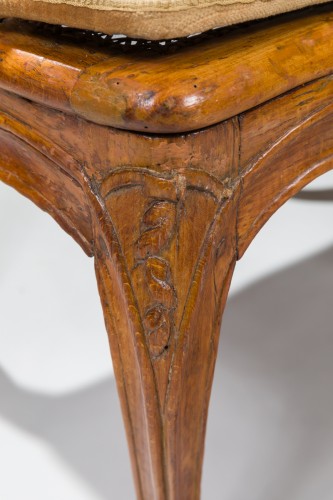 Louis XV - Paire de fauteuils cannés d’époque Louis XV, estampillés de Canot