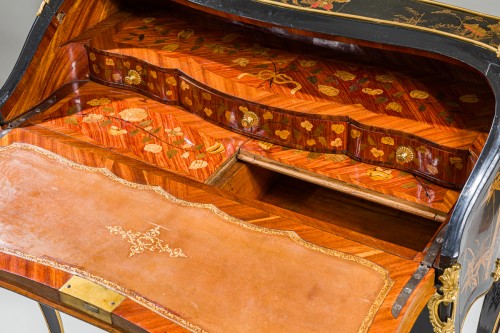 Louis XV period European lacquer slant-front desk attributed to Jacques Dub - Louis XV