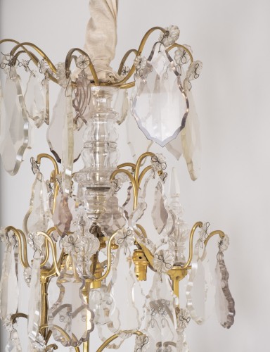 A French 19th century crystal cage chandelier - 