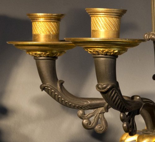 Lighting  - Pair of Restauration gilt bronze wall sconces