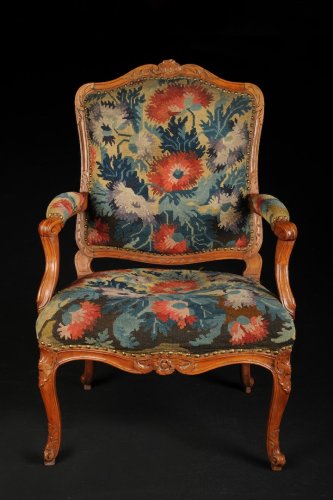 Paire de fauteuils d'époque Régence de François Hortaux - Sièges Style Régence