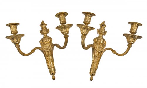 Pair of Louis XVI wall lights