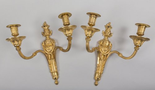 18th century - Pair of Louis XVI wall lights