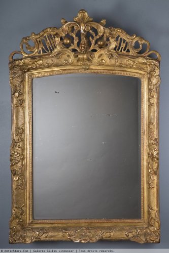 Antiquités - A French Regence period giltwood mirror