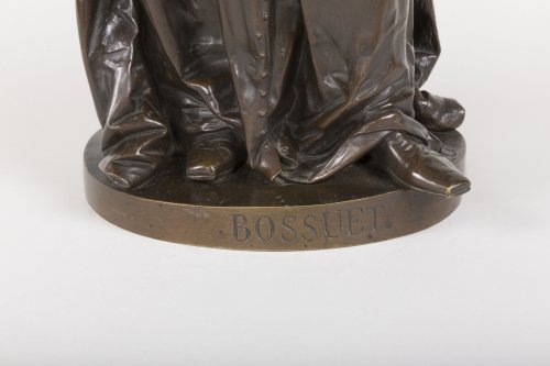 Antiquités - A bronze figure of Bossuet by Albert-Ernest Carrier Belleuse