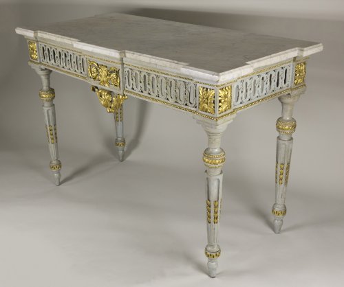 Console d'époque Louis XVI - Mobilier Style Louis XVI