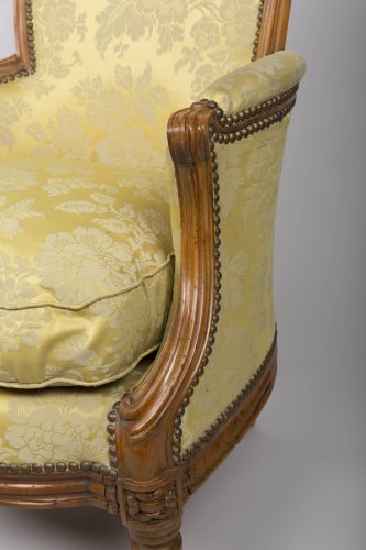 French Bergere armchair of Transition period - Seating Style Transition