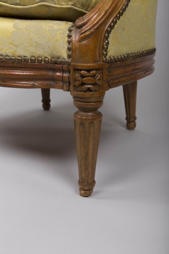 Seating  - French Bergere armchair of Transition period