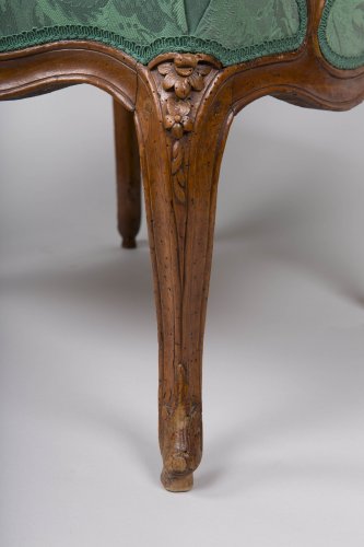 Paire de fauteuils d'époque Louis XV estampillés Blanchard - Galerie Gilles Linossier
