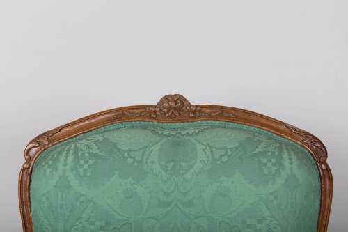 18th century - Pair of Louis XV armchairs stamped Blanchard