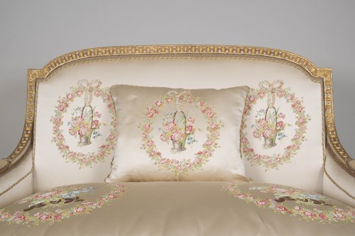 Grand mobilier de salon d'époque Louis XVI - Sièges Style Louis XVI