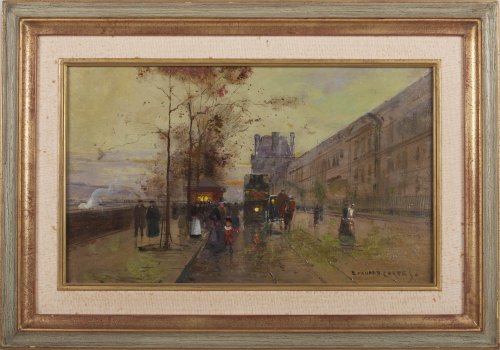 Quai du Louvre, Edouard Cortes (1882-1969)