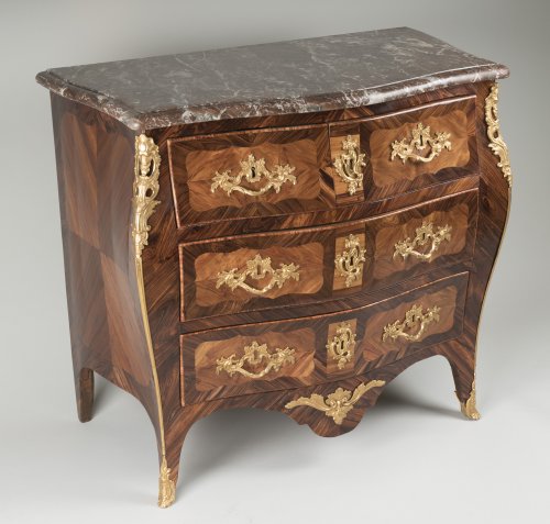 Mobilier Commode - Commode d'époque Louis XV estampillée Léonard Boudin