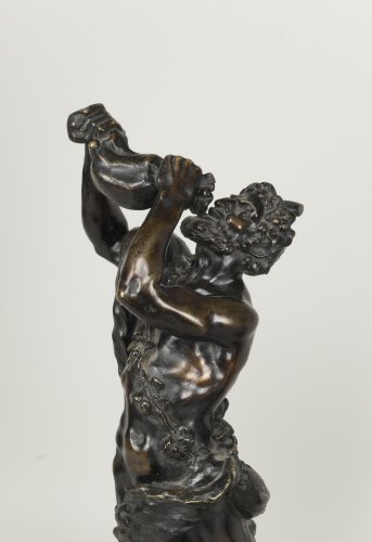 Statuettes en bronze de Bacchus et d'une Bacchante - 