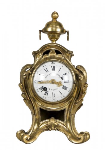 Louis XV Clock Signed By Benoist Gerard à Paris