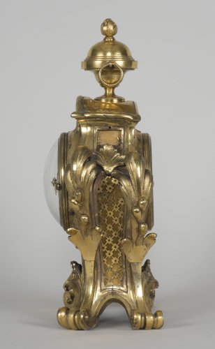 Horlogerie Pendule - Petite pendule d'époque Louis XV en bronze doré